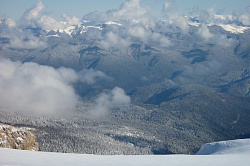 Горы Адыгеи зимой, зимний отдых в горах Адыгеи