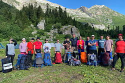 Поход 30-ка - маршрут 30 через горы к морю, приют Фишт