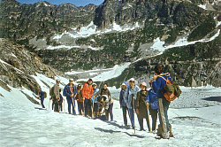 Туризм в СССР. Кавказ, 1984 год, 43 маршрут - через Клухорский перевал в Сухуми