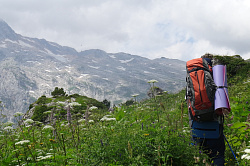 30-й всесоюзный маршрут тур поход через горы к морю из Адыгеи