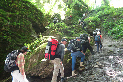 Активный тур маршрут в Адыгее через горы к морю 30 поход