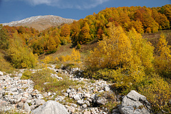 Фото красивый осенний пейзаж, фото Черных В.Е. Осенний пейзаж в невысоких горах Юга.