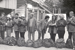 Проводы группы всесоюзной Тридцатки в основной поход восстановленный маршрут 30