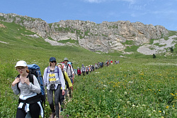 Адыгея, легендарный тур маршрут 30 через горы к мор поход Тридцатка