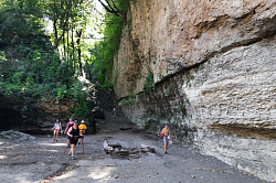 Горный курорт Хаджох, маршрут 30 через горы к морю