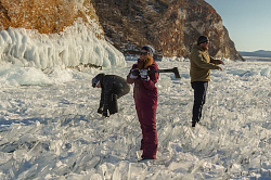 Активный туризм на Байкале зимой, озеро Байкал зимой