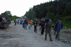 Поход 30-ка через горы пешком к морю