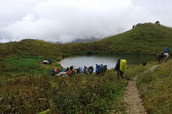 Походный туризм в горах маршрут 30 через горы к морю