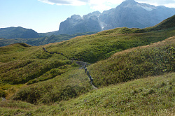 Маршрут 30 в августе, тур поход через горы к морю Тридцатка