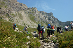 Черех горы к морю, тур маршрут 30 пеший горный поход