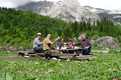 На горном приюте Фишт