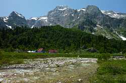Горный маршрут 30 через горы к морю, поход через Фишт