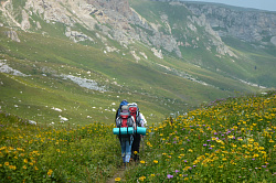 Тур маршрут 30-ка поход через горы к морю