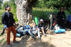 На туре маршрут 30  через горы к морю поход