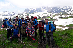 Адыгея, легендарная 30-ка маршрут через горы к морю пеший поход