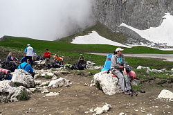 Горный перевал, маршрут 30 через горы к морю легендарная Тридцатка