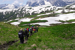 Адыгея, горный тур маршрут 30 через горы к морю поход тридцатка