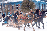 конно-санные туры на Урале